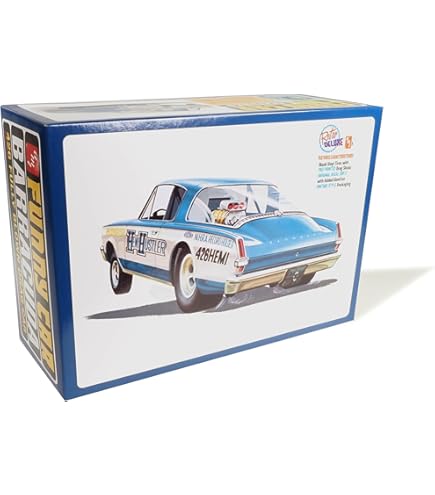 Amazon.com: AMT Skill 2 Model Kit 1966 Plymouth Barracuda Funny