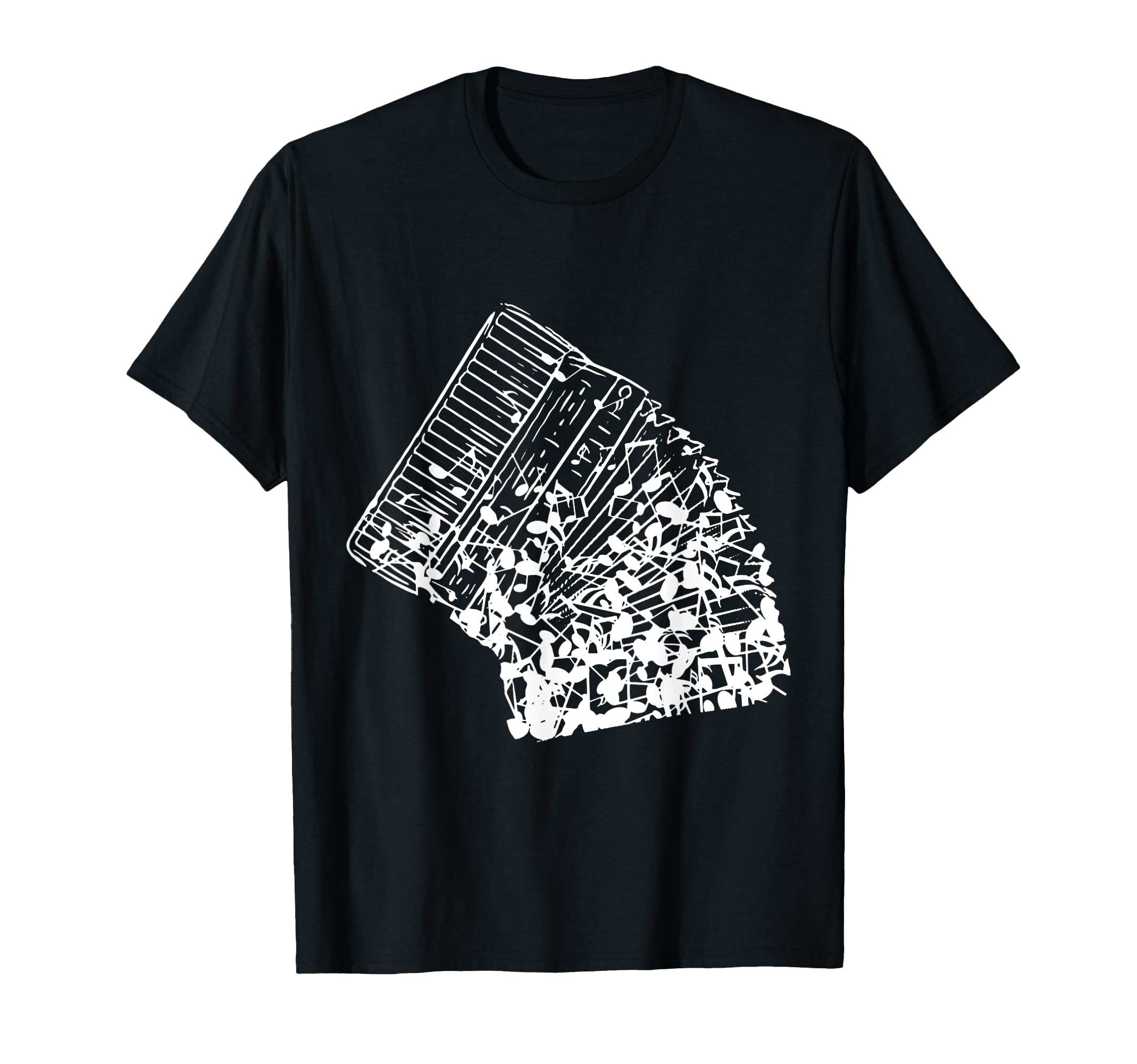 Accordion instrument from sheet music T-Shirt