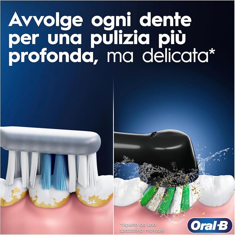 Pro Vitality Spazzolino Elettrico Blu, con 1 Testina, Progettato da Braun