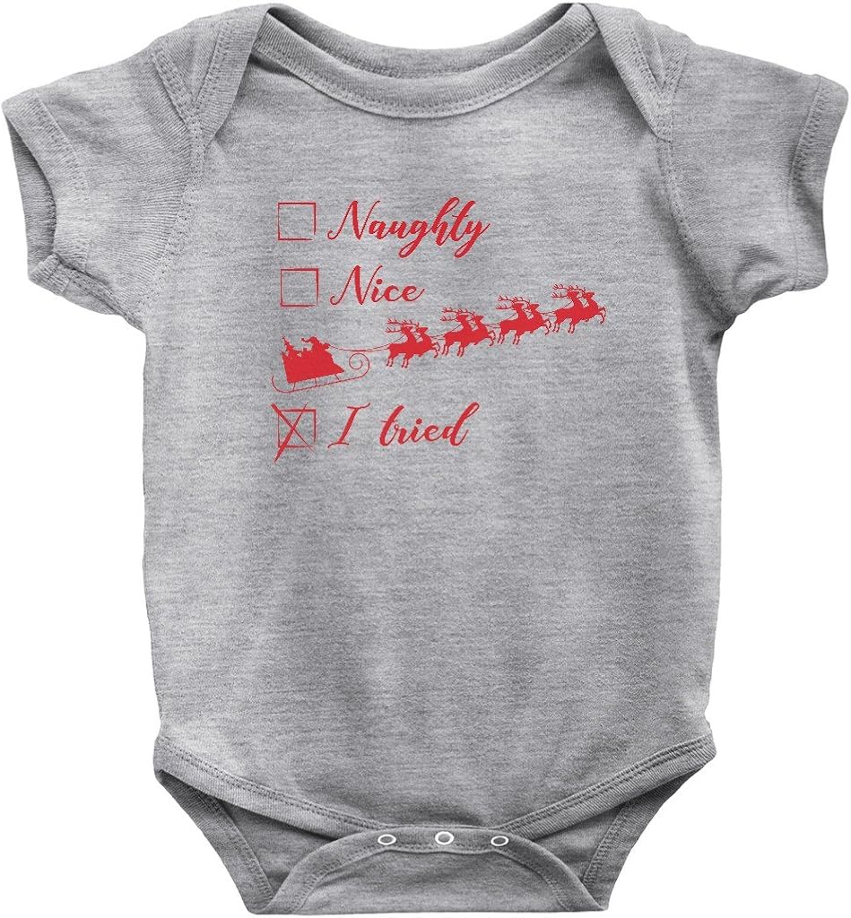 funny christmas baby onesie