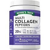Nature's Truth Multi Collagen Peptide Complex Powder | 9 Oz | 10 Types of Collagen | Unflavored | Keto Friendly, Non-GMO &amp; Gluten Free Supplement