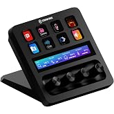 Elgato Stream Deck +, Audio Mixer and Studio Controller | LCD keys, dials and touch strip, Multi actions and smart profiles, Unlocks Wave Link mixing, Works with Mac and PC