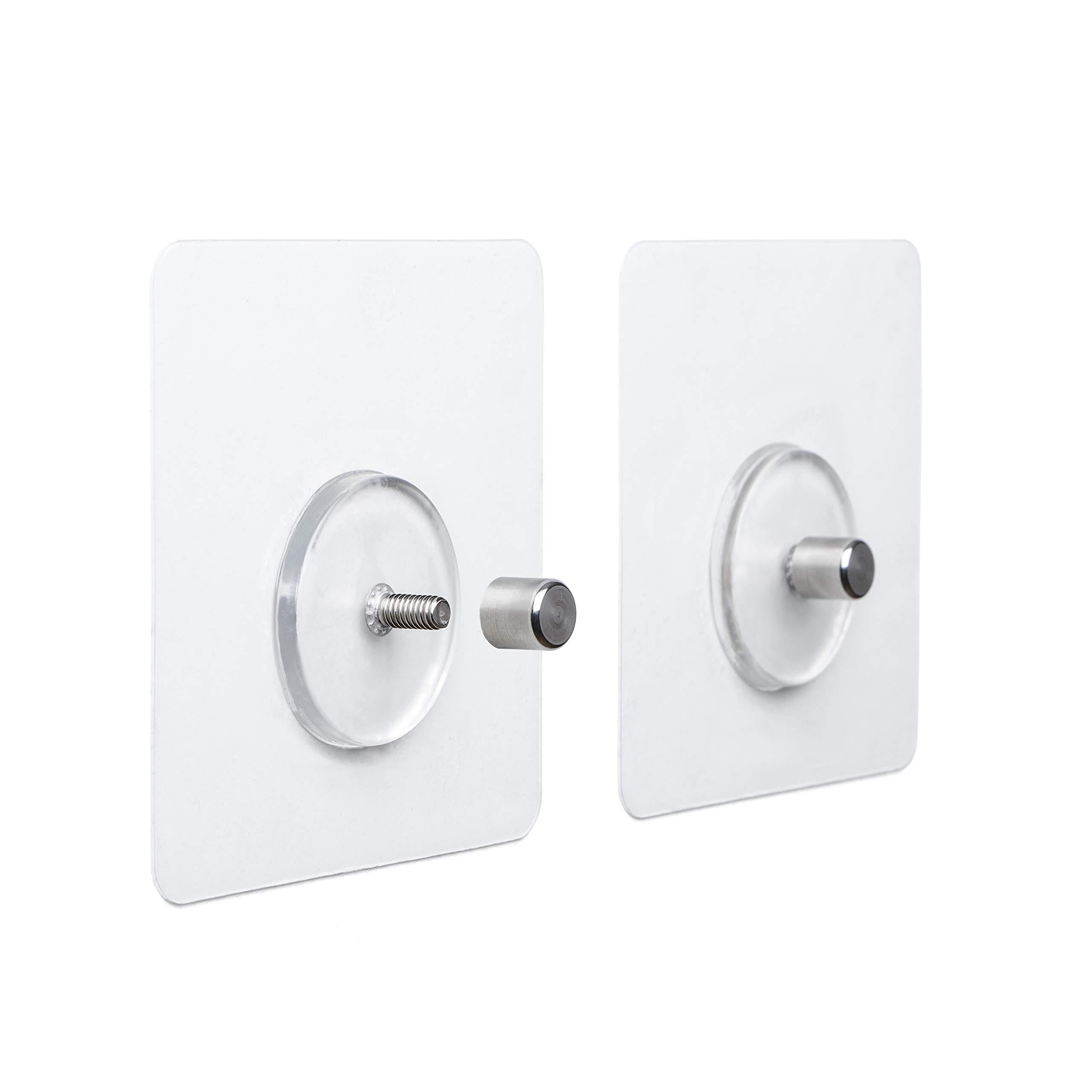 TATAY Wall Fixing Kit, 100% Stainless Steel,Transparent,Small