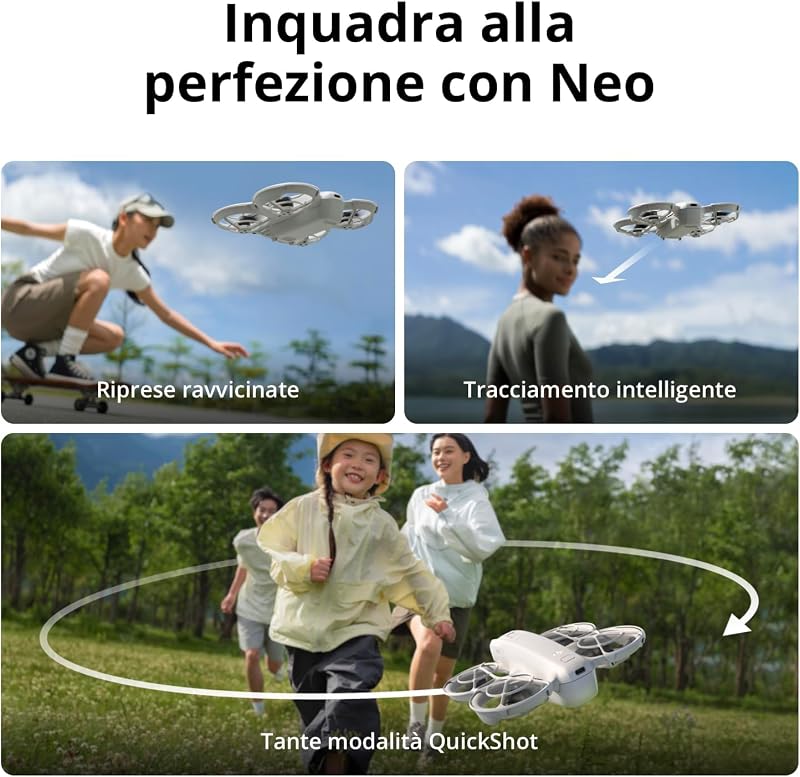 Neo Combo Fly More, mini drone con fotocamera UHD 4K per adulti