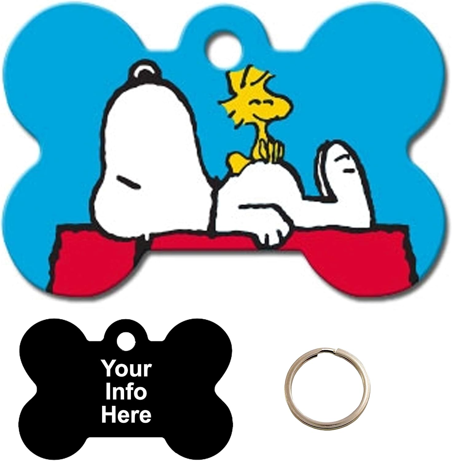 snoopy dog tag