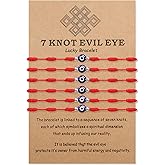 BOCHOI Evil Eye Bracelet for Women Good Luck String Bracelet Kabbalah Protection Friendship Wish Bracelet Jewelry for Girls Girlfriend Wife Mother Daughter