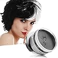 SOVONCARE Black Temporary Hair Wax Color, Professional Styling Pomades Natural Hairstyle Clay for Men & Women Christmas Cosplay Date 7.06 oz (Black)
