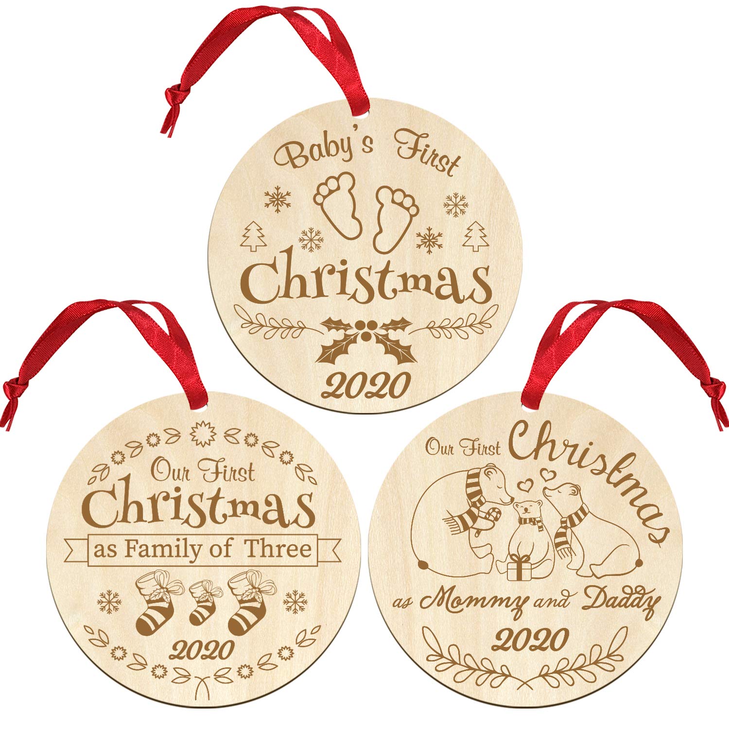 Babys First Christmas 2020 Ornaments First Christmas As Daddy