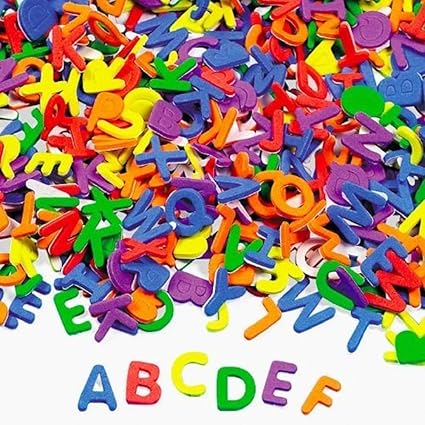kids foam letters
