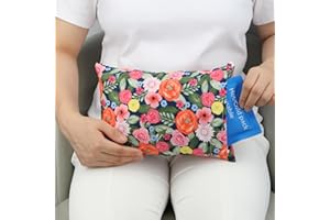HapiPoppy Tummy Tuck Pillow with Pocket Hysterectomy Pillows Hysterectomy Recovery Must Haves Gifts for Abdominal Surgery Tiny Cough Cushion Painting