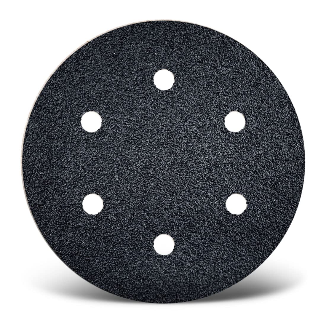 MENZER BLACK Hook & Loop Sanding Discs, 225 mm, 6 Holes, f. Drywall Sanders, Silicon carbide (PU 10) G16