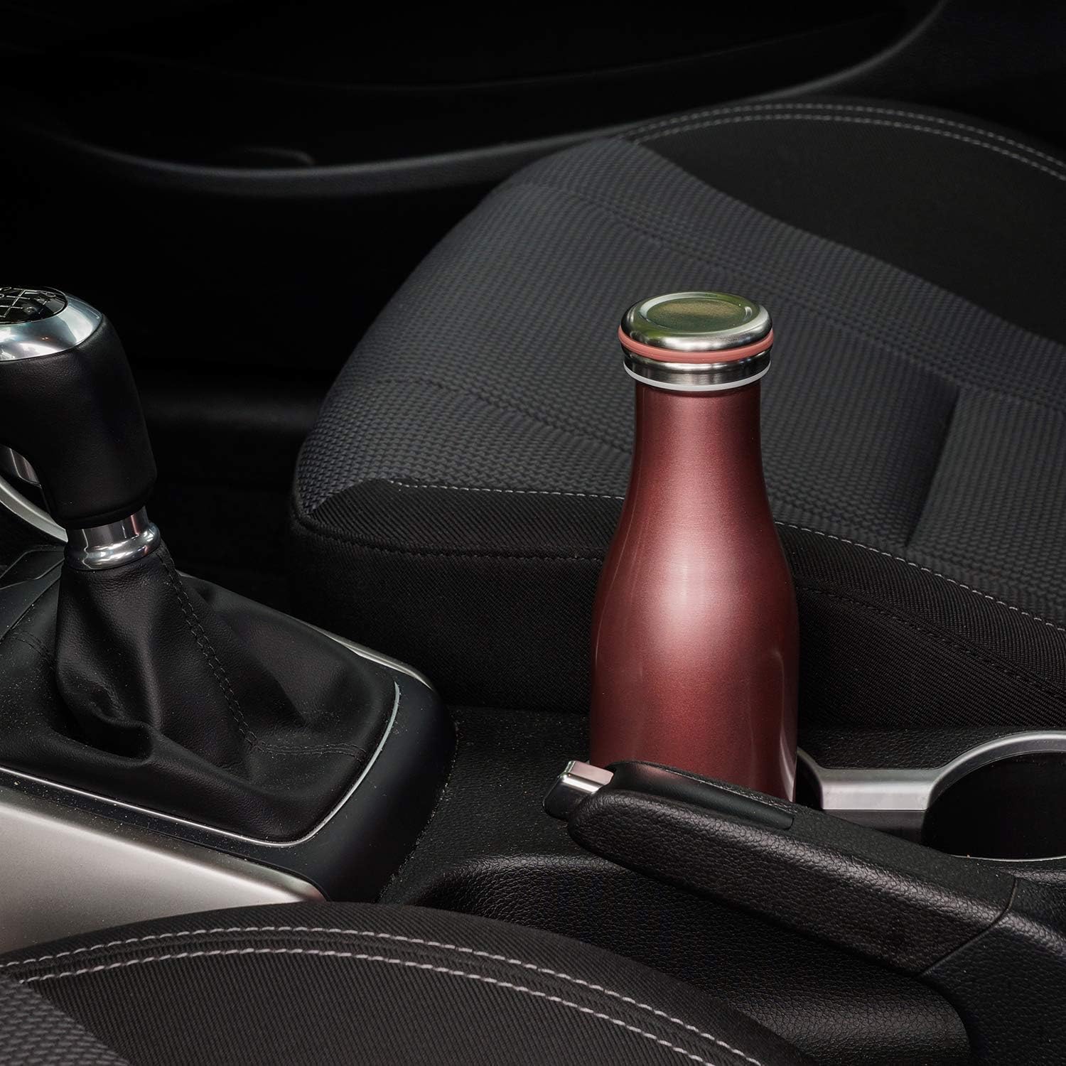 Lurch Germany Thermal Bottle for Hot and Cold Drinks Made of Double-Walled Stainless Steel (Rose Gold, 16, oz. | 0.5l): Kitchen & Dining