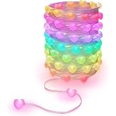 KepStars 33ft Heart String Lights Valentines Day Decorations, 66 LED RGB Color Changing String Fairy Lights, 200+ Scene Modes for Christmas Valentines Day Decor Bedroom Backdrop Indoor Outdoor
