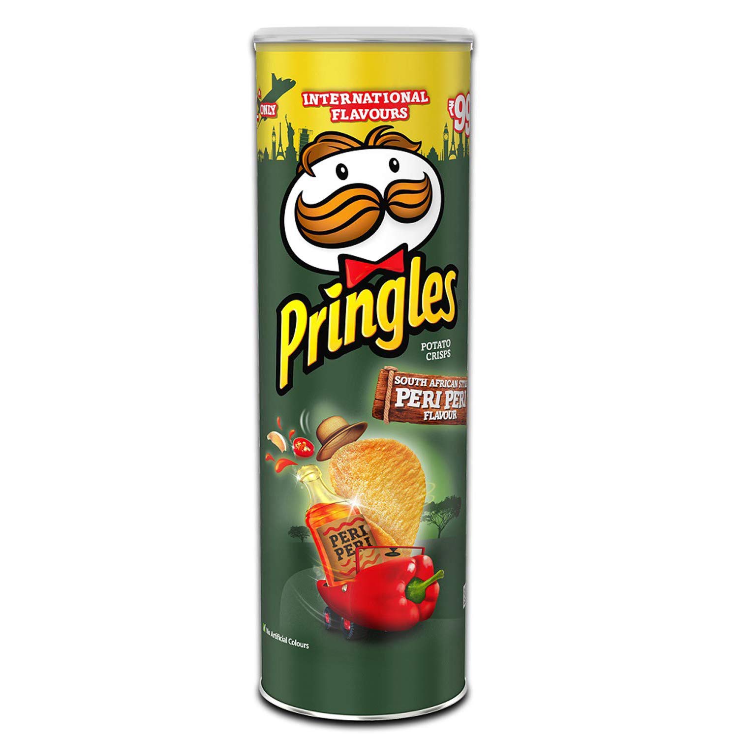 Pringles South African Style Peri Peri Flavour, 107g Amazon.in Amazon Pantry