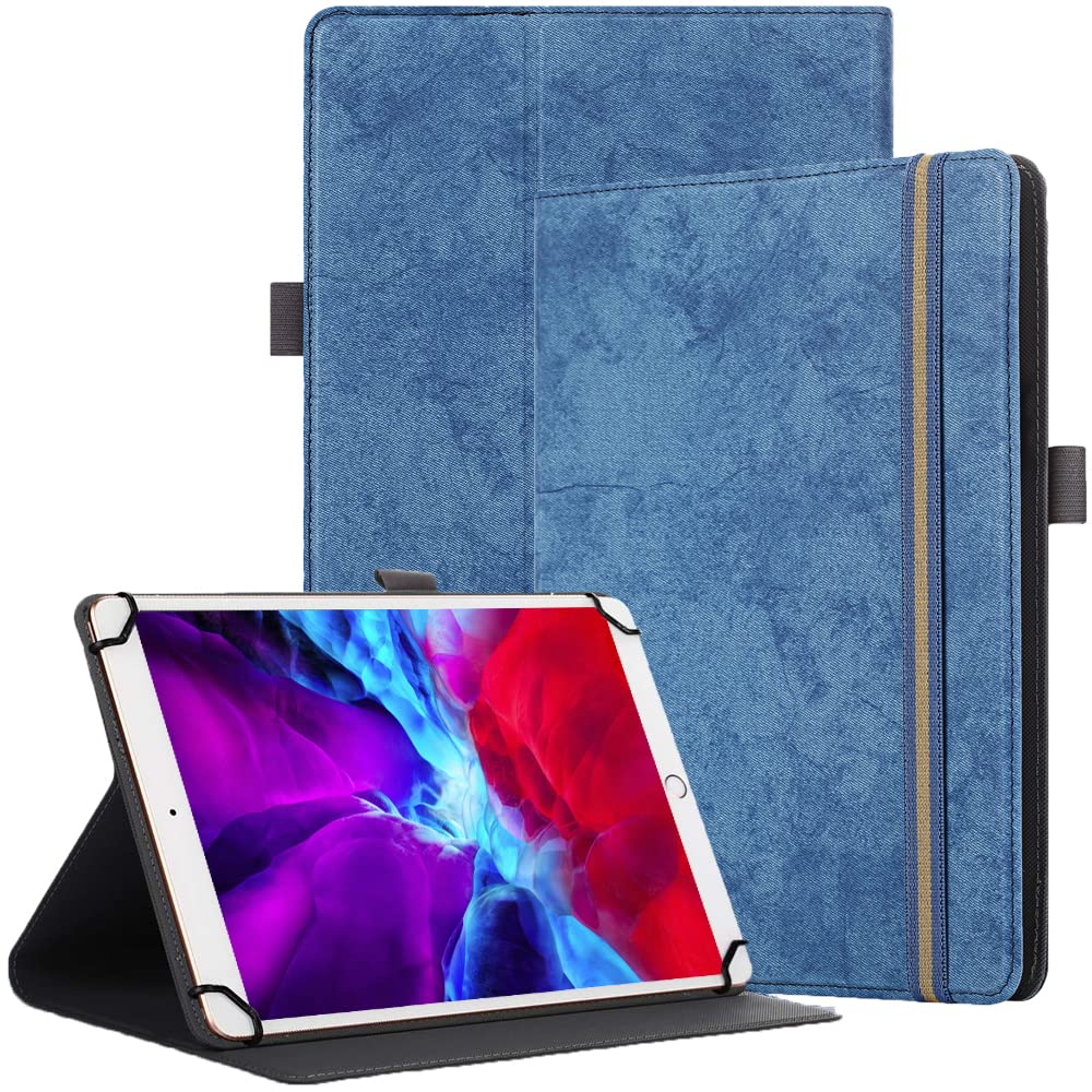 SINSO Universal Case for All 9-11 Inch Tablet, 9",9.7",10.1",10.2",10.5",10.9",11" Tablet Case, Lightweight Protective Cover with Stand/Pen Holder for iPad/Samsung/Lenovo/Fire HD/Fire Max, Navy Blue โ image 1