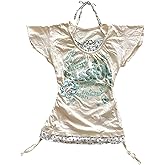 Cutecore Harajuku Y2k Baby Tee Cute Kawaii Emo Grunge Shirt Women Vintage Graphic Tees Short Sleeve Alt Tops 2000s