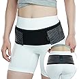 Nvorliy SI Joint Belt Plus Size Sacroiliac Brace Lumbar Lower Back Adjustable Compression Support Belly Band Stabilize Hip & Pelvic Relief Pain for Sciatic Nerve Fits Women and Men (2XL/3XL(50"-60"))