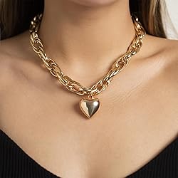 Your Always Charm Chunky Chain Necklaces for Women