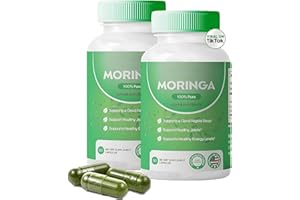 LIMYGOO Moringa Capsules,Pure Moringa Powder Capsules - 800mg of Nutrient-Rich Moringa- Promotes Energy, Gut Well-Being (2)