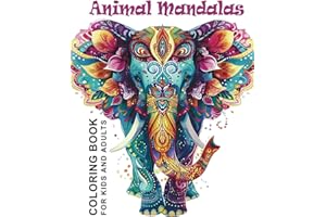 Animal Mandalas: Colorig Book For kids and Adults