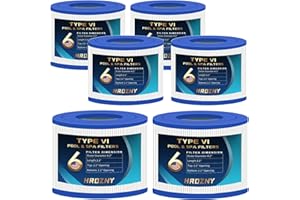 Hrozny Type VI spa Filter and hot tub Filter Replacement Cartridge for Inflatable hot tub Filters(6pack)