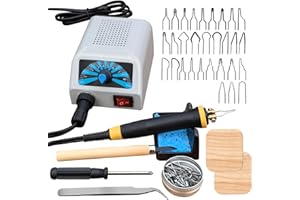 FIRElood LH20 Wood Burning Kit,Wood Burning Tool, Adjustable Temperature Wood Burner Kit,professional wood burning kit for Adults Beginners Craft,pyrography pen Comes With 30Pyrography Wire Tips