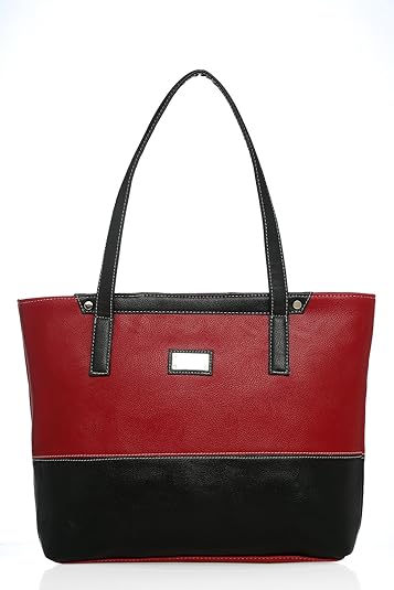 Noble Designs Women Handbag Black,Maroon nhb21