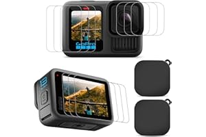 CYNOVA 11pcs Screen Protector for Go Pro HERO 13 Black, Ultra Clear Tempered Glass Screen Protector designed for Go Pro HERO 