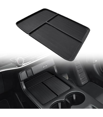 Neepiar 2PCS Center Console Organizer Compatible with 2024 Neepiar 2PCS Center Console Organizer Compatible with 2024