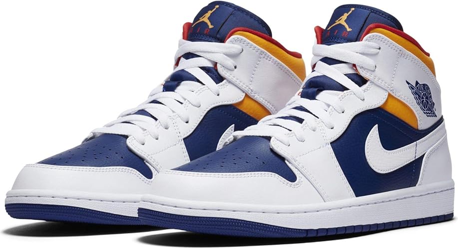 nike blue yellow shoes