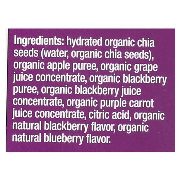 MAMMA CHIA ORGANIC BLACKBERRY BLISS CHIA SQUEEZE VITALITY SNACK, 3.5 OZ
