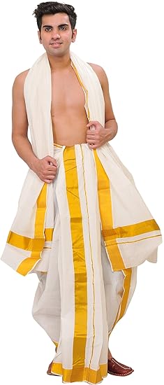 Men's Art Silk Dhoti