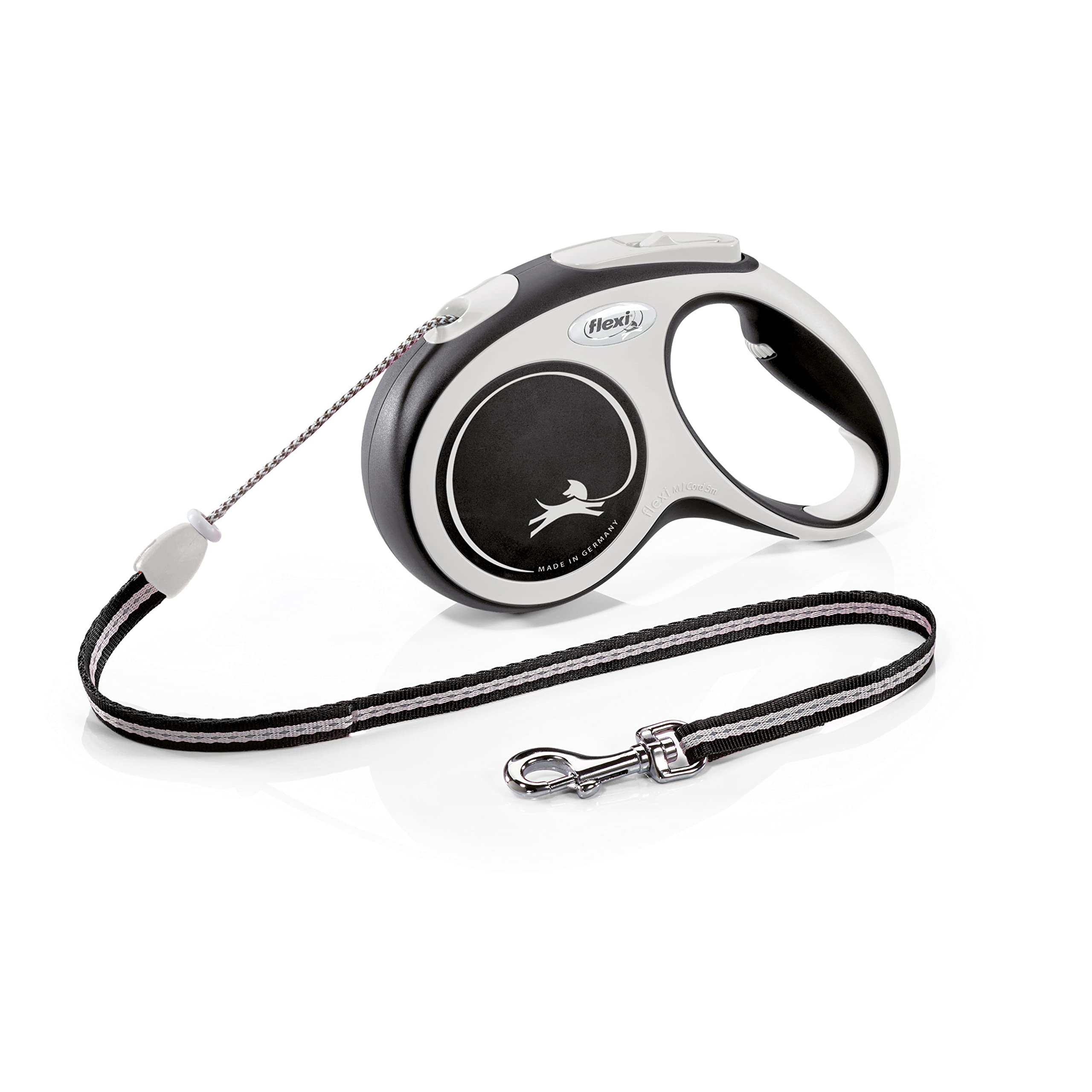 Flexi - CF20C5-251 -S -20 - Leave for dog - Board of Cat - New Comfort M Cord 5 m, Black