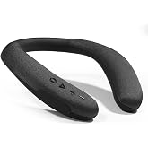 AURTEC Wireless Neck Speaker, Bluetooth 5.4 Wearable Neckband Speaker | 12H Playtime, 3D Surround Sound, Built-in Mic, TF Card Slot and AUX Input