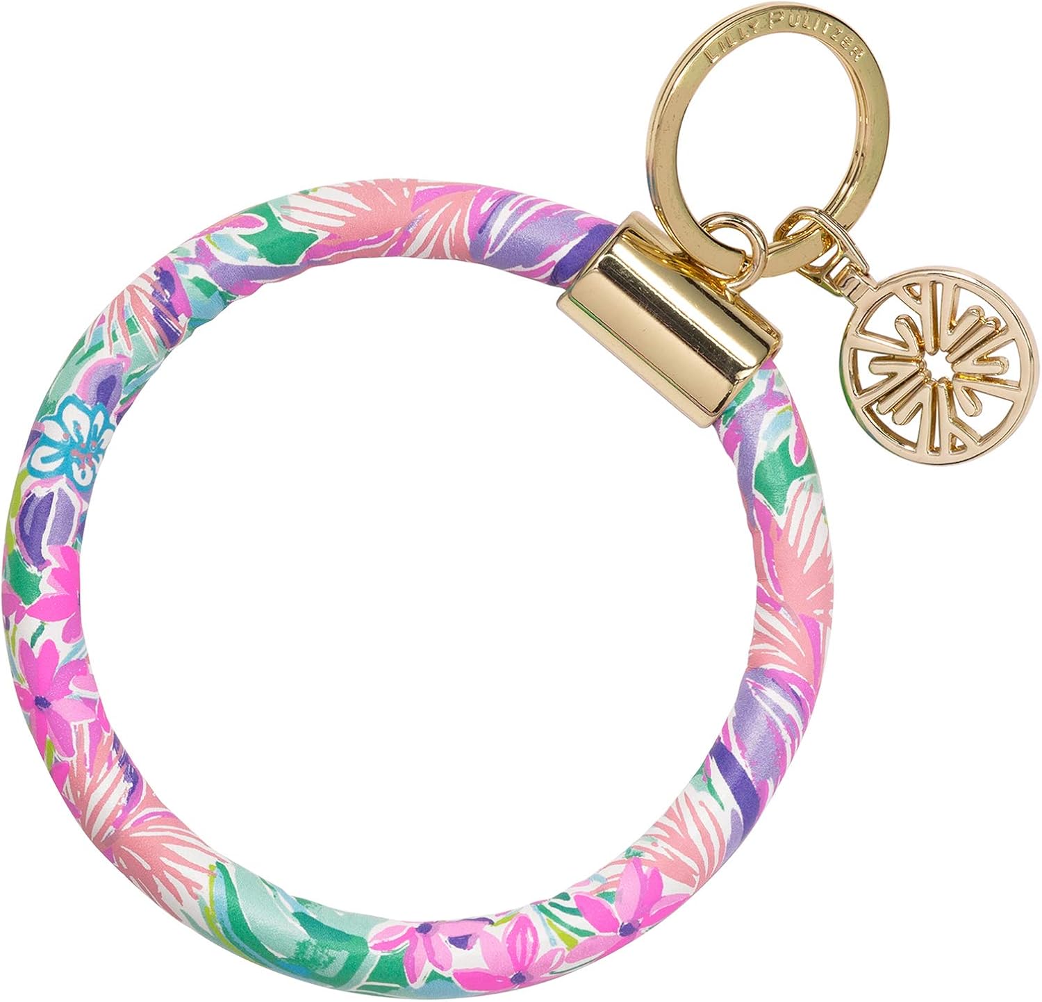 Lilly Pulitzer Leatherette Round Key Ring Chain, It Was All A Dream at  Women’s Clothing store