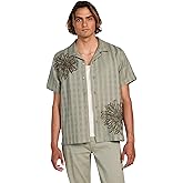 GUESS Mens Short Sleeve Conrad Embroidered Shirt