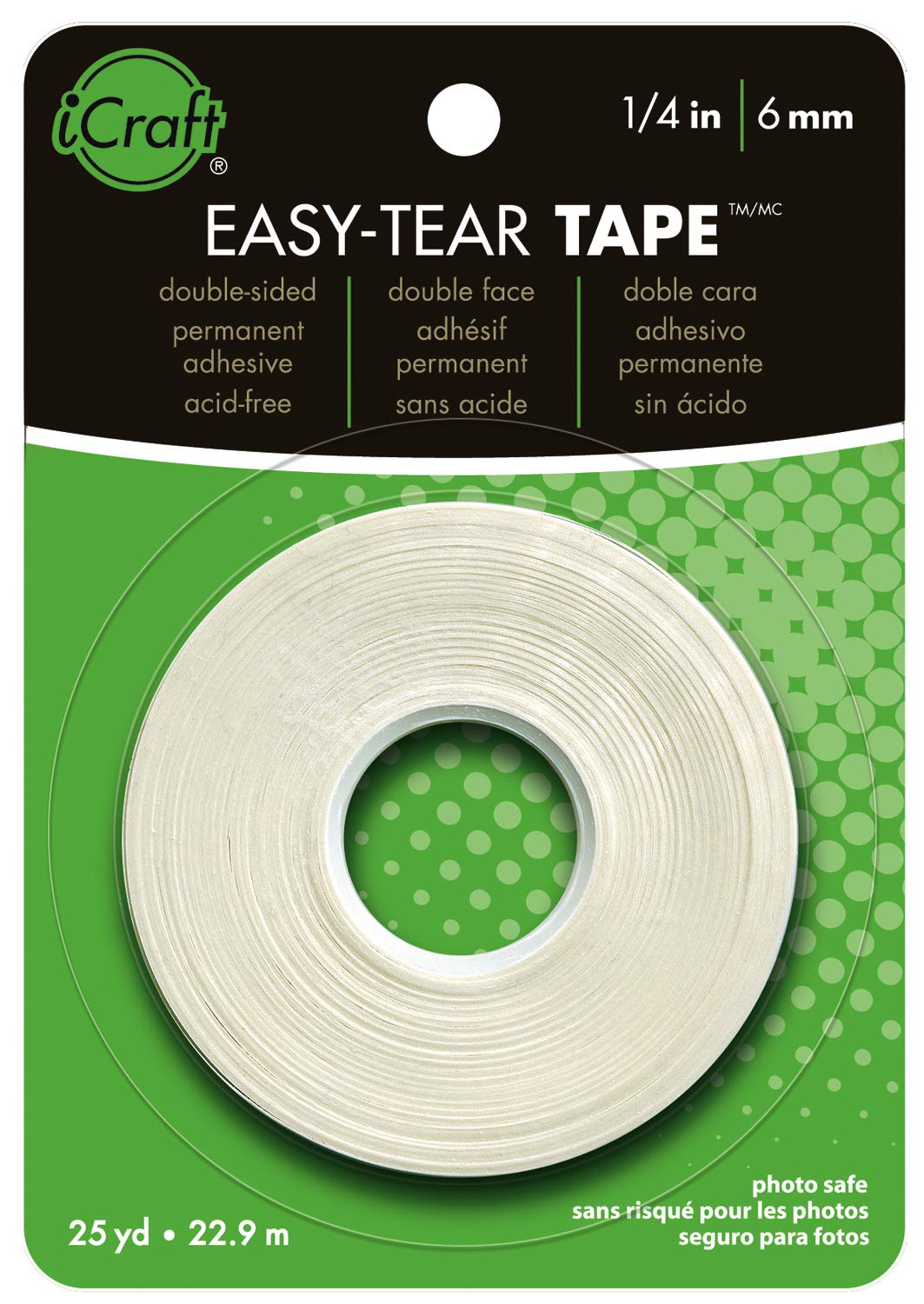 Therm-o-web Double-Sided Adhesive Tape, 25" x27 Yds, 1/4" x 25 Yards