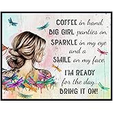 YELLOWBIRD ART & DESIGN Motivational Quotes Wall Art - Positive Quotes for Women - Boho Wall Picture - Inspirational Gifts for Women - Motivational poster Motivation Inspiration Boho-chic Artwork