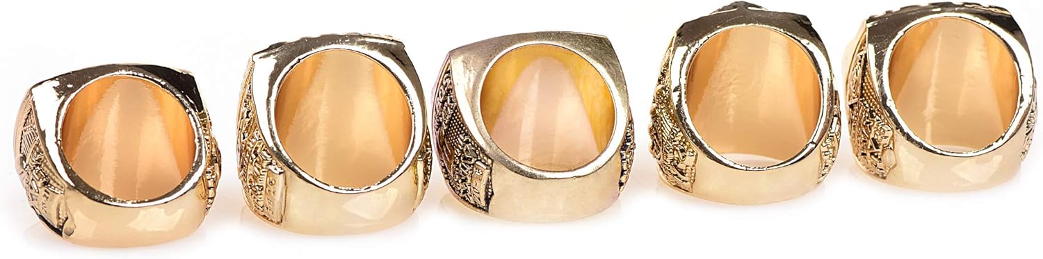 Amazon Com San Francisco 49ers Gold Championship Rings Full Set Replica Gift Collection Size 11 With Display Case Clothing