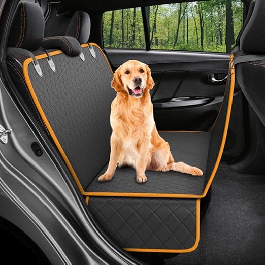 FANGDA Pet Rear Car Mat, Dog Car Rear Seat Cushion Dog Pad