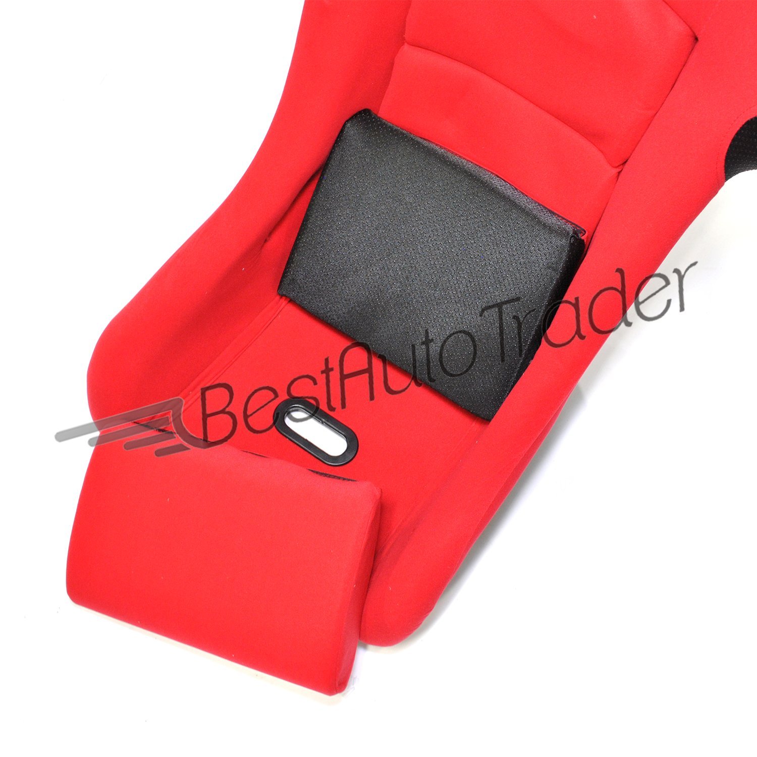 Recaro Replica SPG RED Fabric Racing Bucket Seat with Sliders and