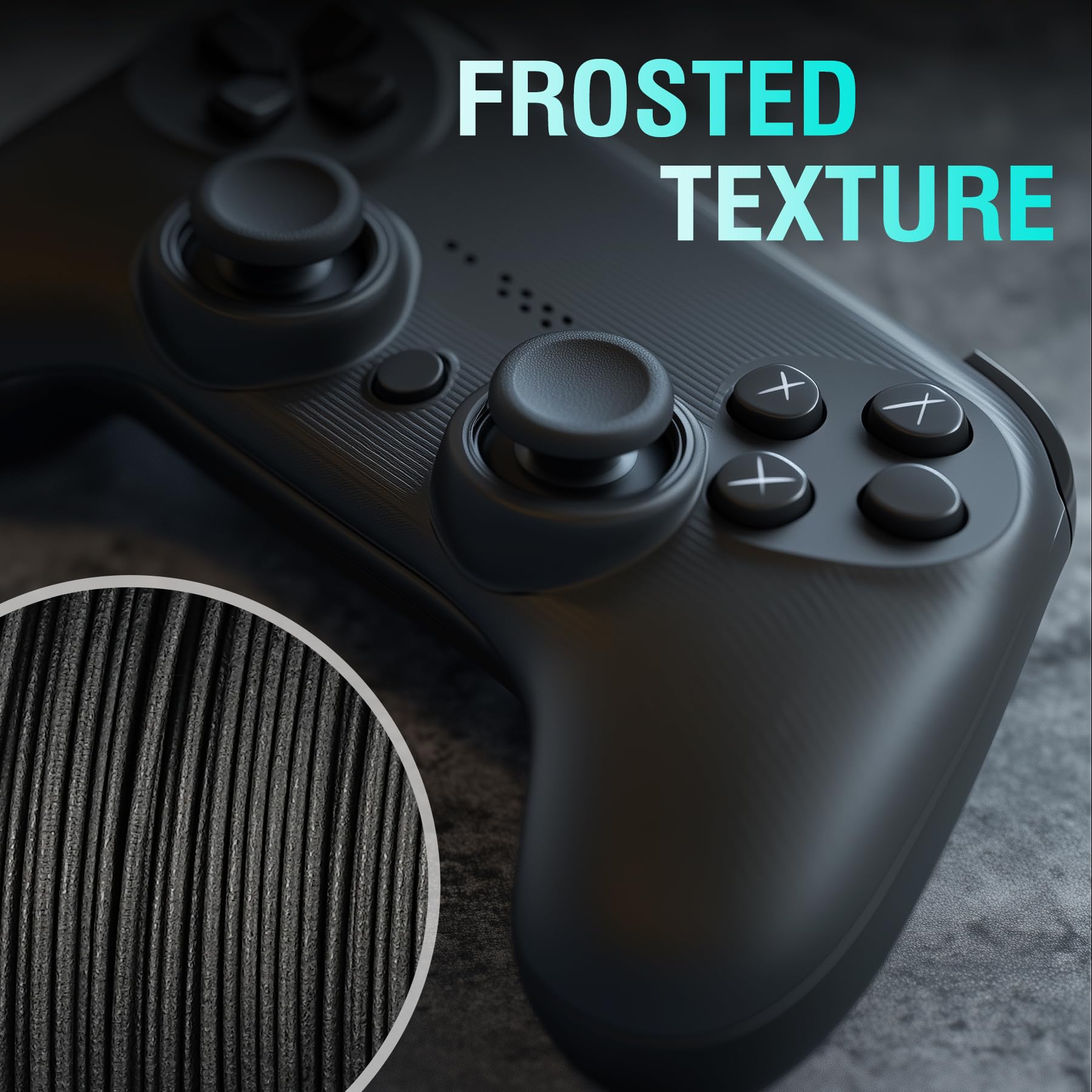 SUNLU 1KG PA6-CF 3D Filament 1.75mm, Wärmebeständig bis 209°C, besteht aus 80% PA-Nylon und 20% Carbonfasern, Steif/Stark/Hochtemperaturbeständig, für Industrielle Teile, Frostige Textur 7