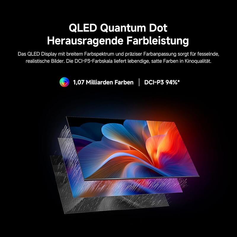 TV Pro 65 Zoll 2025, 4K UHD QLED Smart Fire TV HDR10+ L65MB-FPEU