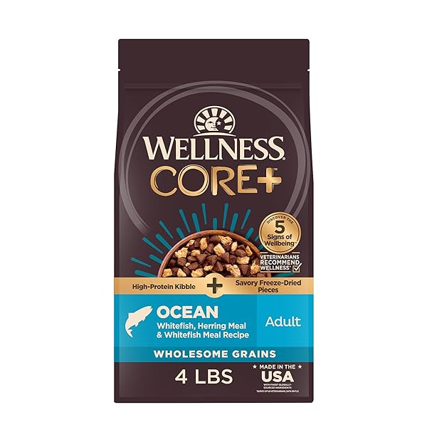 WELLNESS CORE+ ADULT DRY DOG FOOD WITH FREEZE...