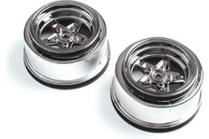 Losi Rear Wheel Black Chrome 2 22S Drag LOS43050 RC Tire