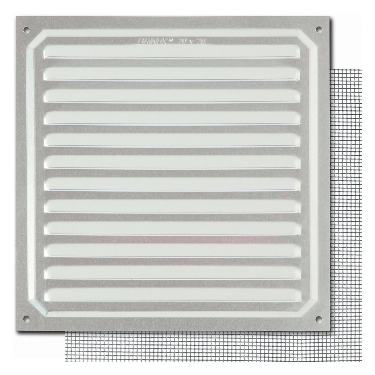 brinox b73040 a Grille with Mosquito Net (20 x 20 cm Aluminium
