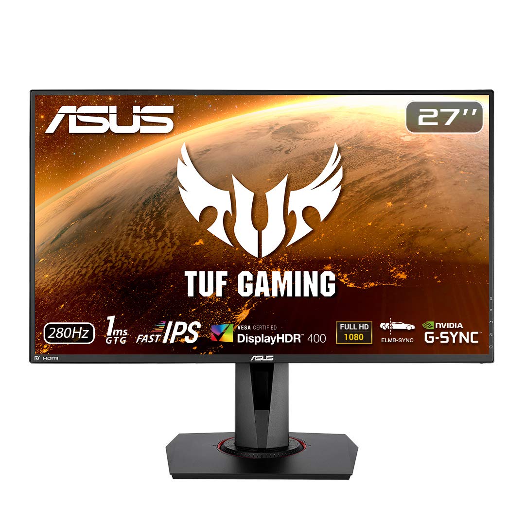 Photo 1 of ASUS TUF Gaming VG279QM 27'' HDR Monitor, 1080p Full HD(1920X1080) (Renewed)