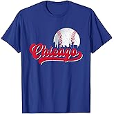Vintage Chicago Graphic Baseball Lover Player Men Women T-Shirt
