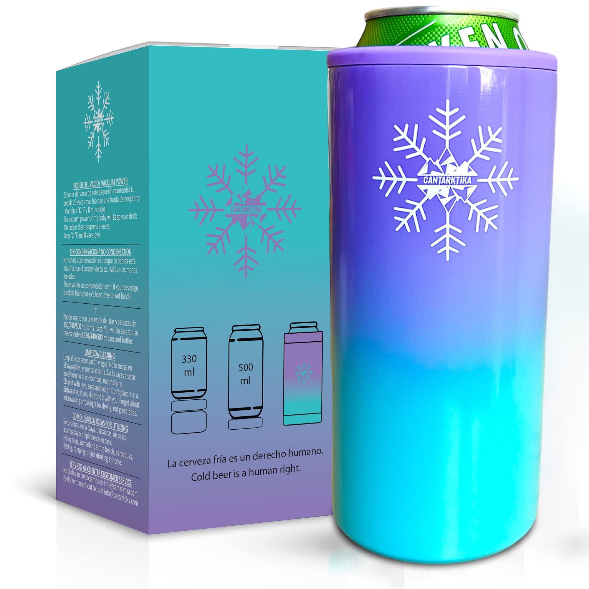 Can Cooler Coozie Case for Cans and Bottles 500, 440 and 330 ml for Beer and Soda Original Gift Men Women Boyfriend Girlfriend