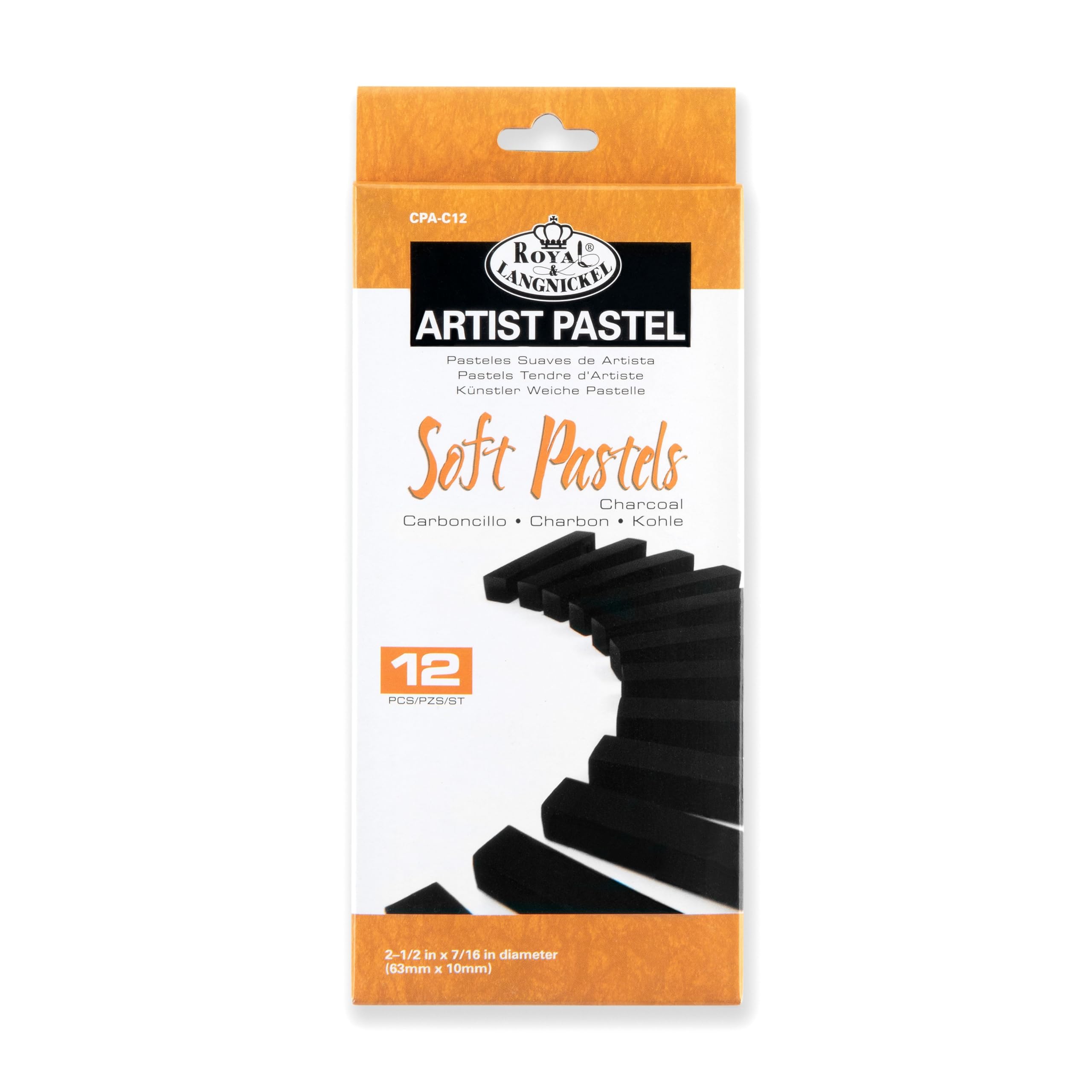 Royal & Langnickel Charcoal Blocks (Pack of 12)